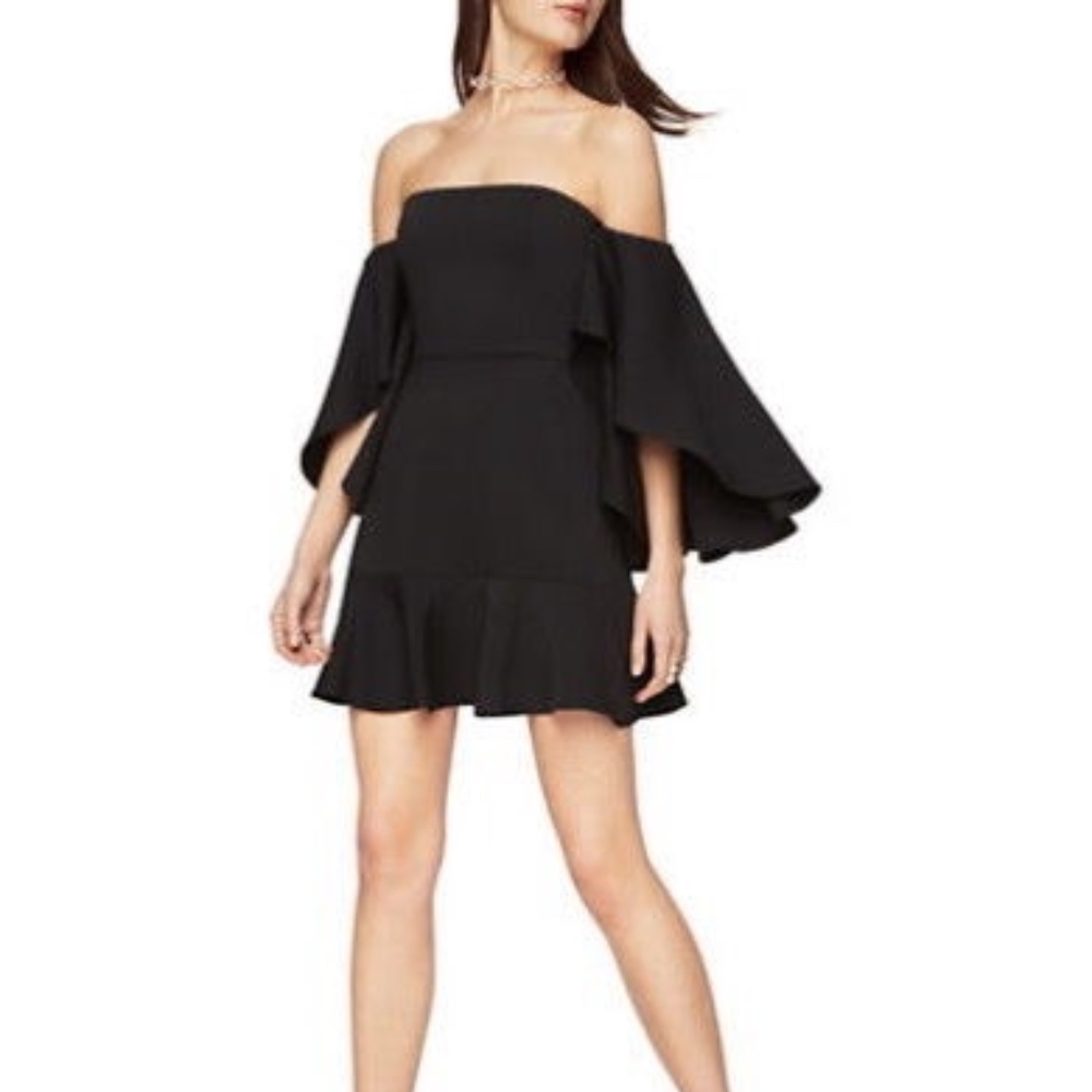 NWT BCBG Simone flutter sleeve dress Size 4 Small